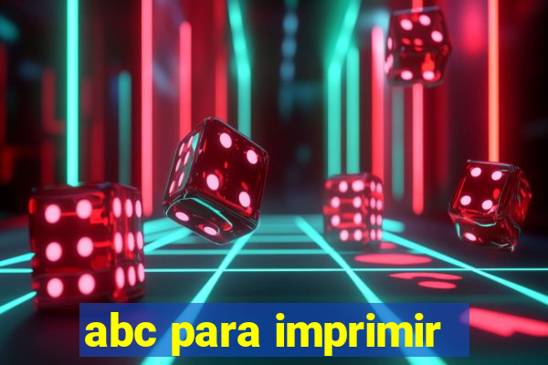 abc para imprimir